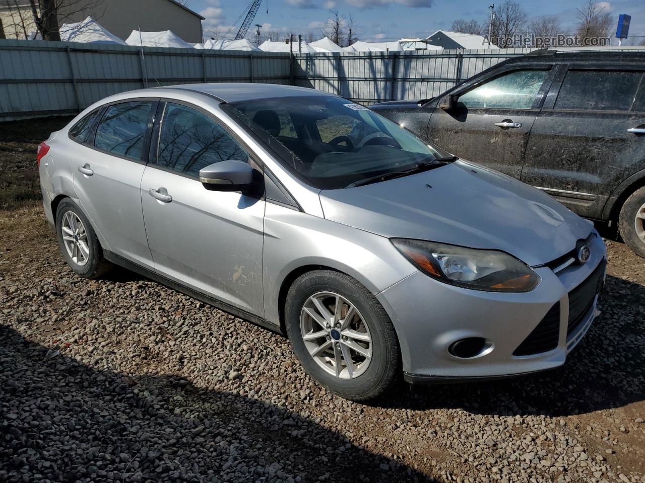 2013 Ford Focus Se Silver vin: 1FADP3F29DL120901