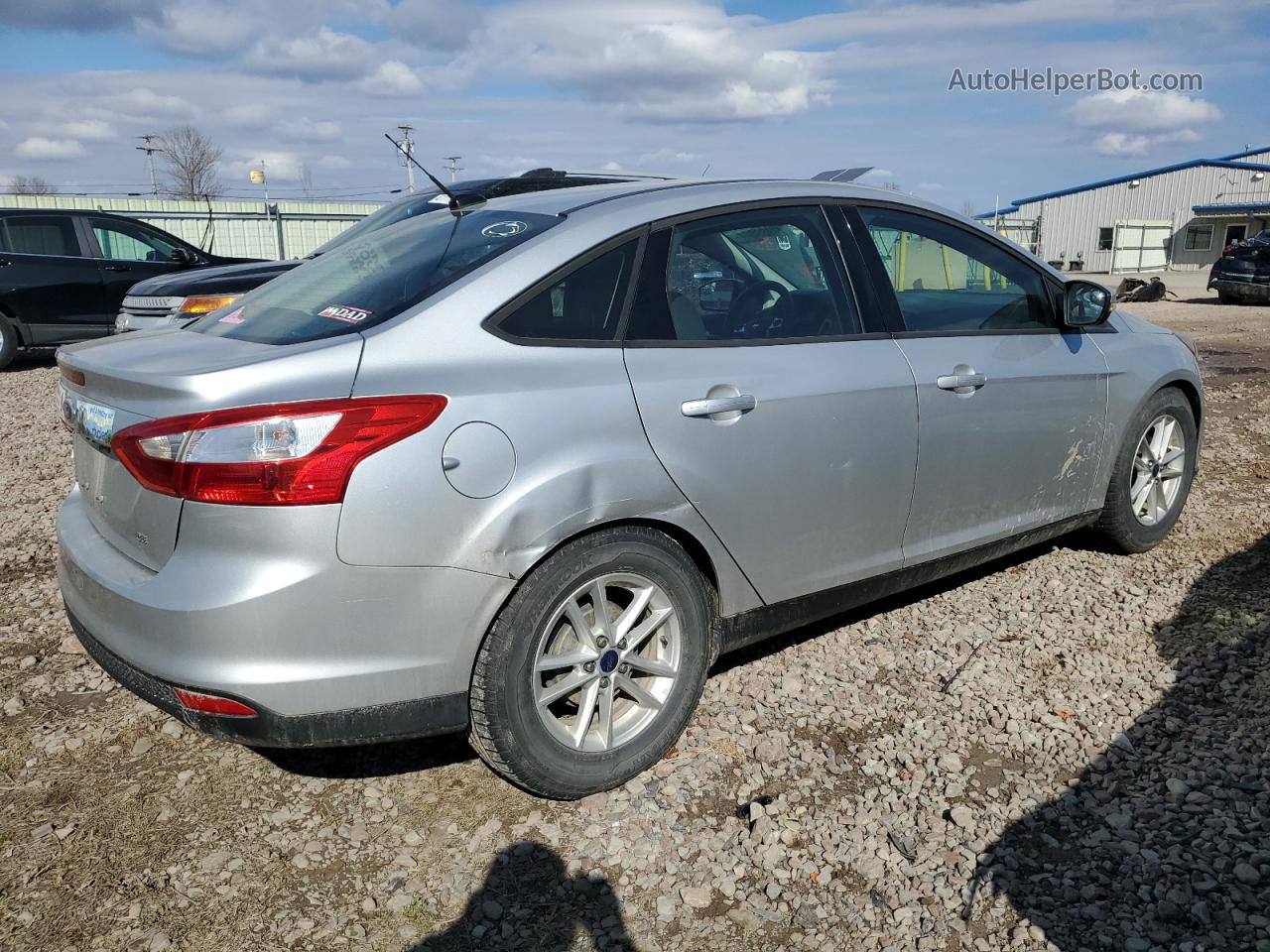 2013 Ford Focus Se Silver vin: 1FADP3F29DL120901