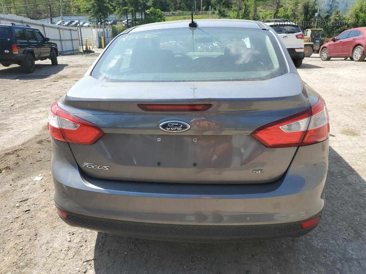 2013 Ford Focus Se Charcoal vin: 1FADP3F29DL122406