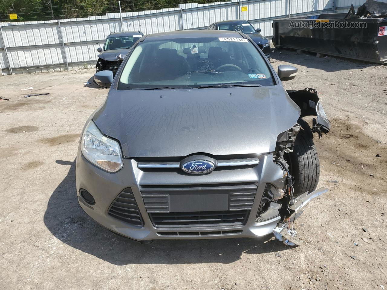 2013 Ford Focus Se Charcoal vin: 1FADP3F29DL122406