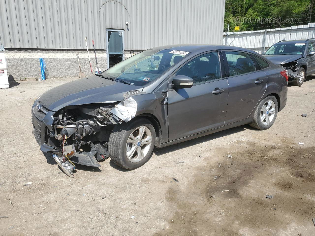 2013 Ford Focus Se Charcoal vin: 1FADP3F29DL122406