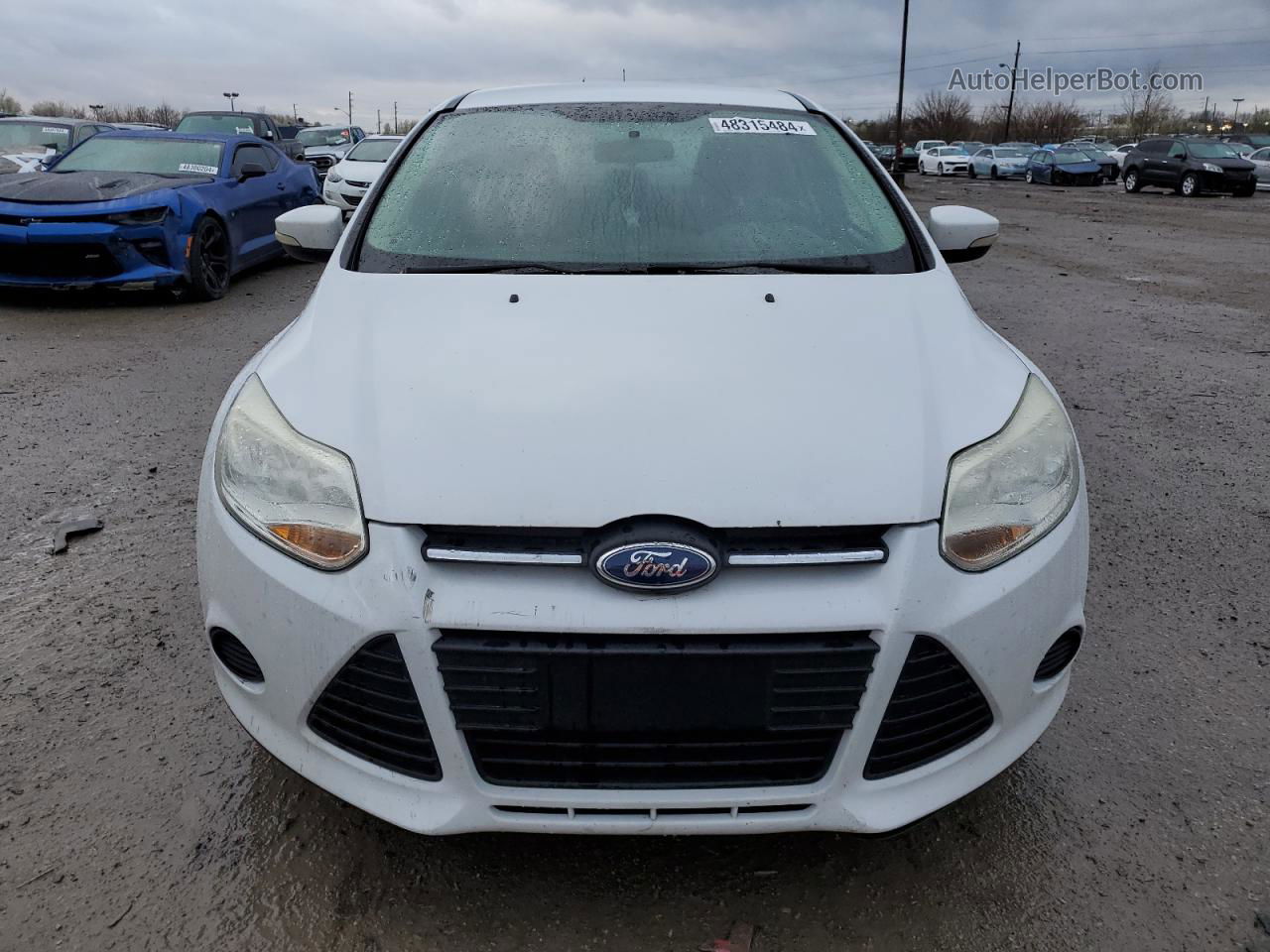 2013 Ford Focus Se Silver vin: 1FADP3F29DL125130