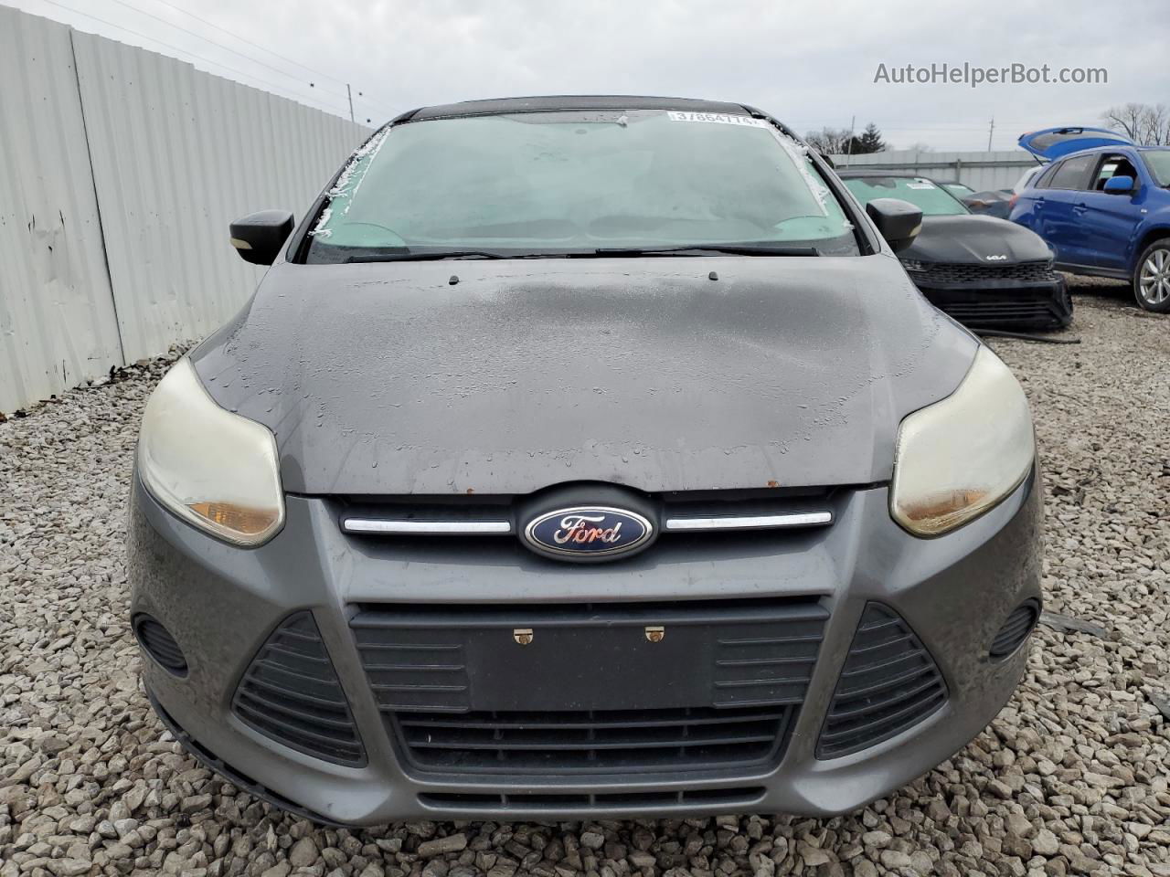 2013 Ford Focus Se Gray vin: 1FADP3F29DL157026