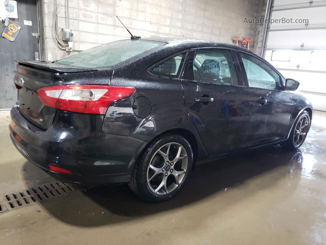 2013 Ford Focus Se Black vin: 1FADP3F29DL160900