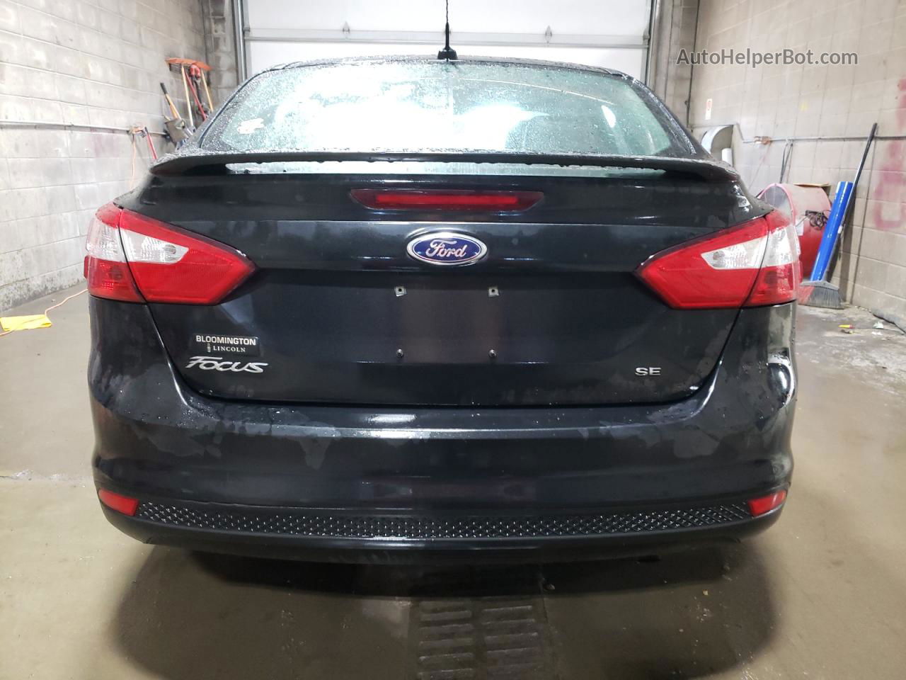 2013 Ford Focus Se Black vin: 1FADP3F29DL160900