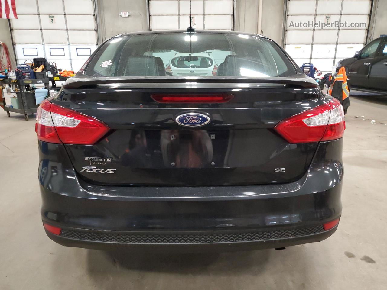 2013 Ford Focus Se Черный vin: 1FADP3F29DL160900