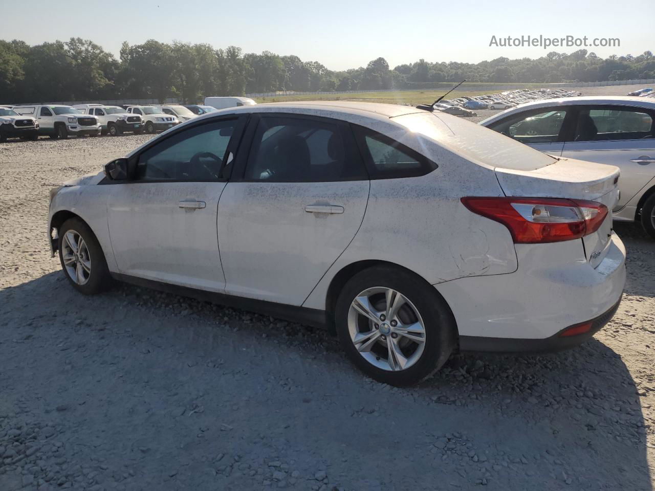 2013 Ford Focus Se White vin: 1FADP3F29DL174926