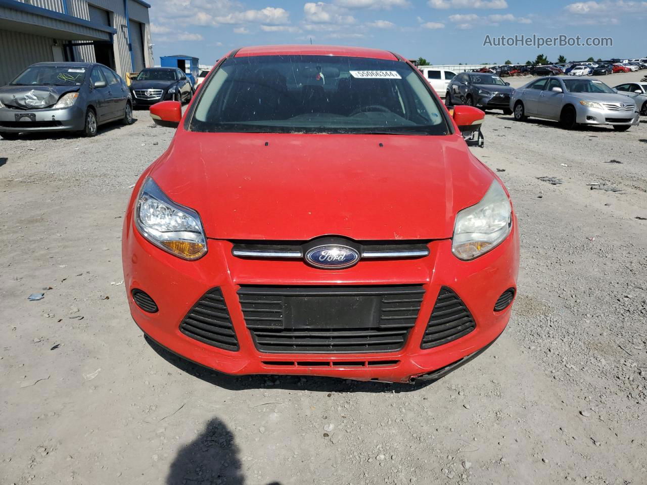 2013 Ford Focus Se Red vin: 1FADP3F29DL176157