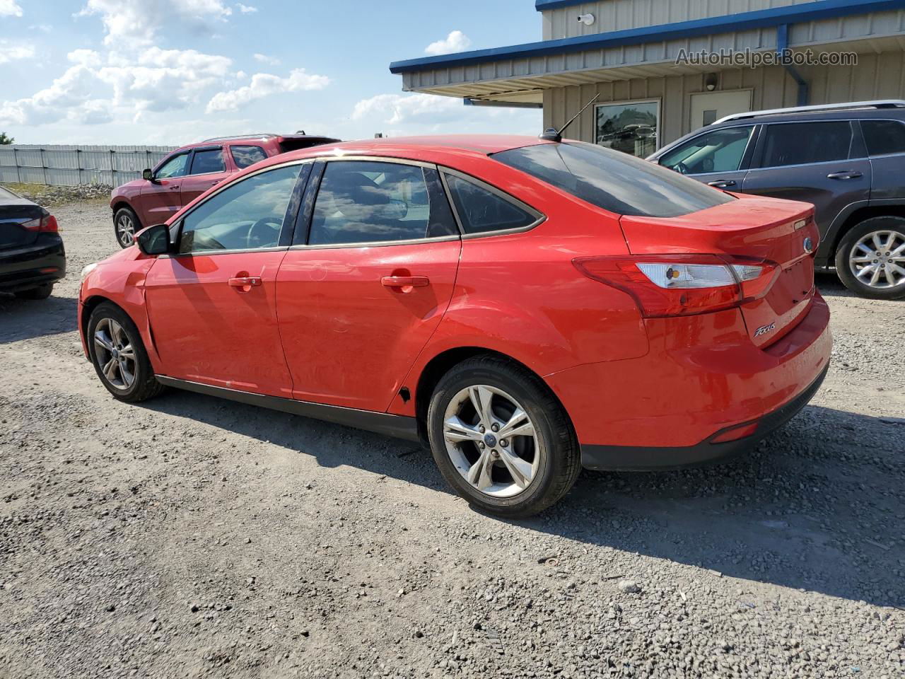 2013 Ford Focus Se Red vin: 1FADP3F29DL176157