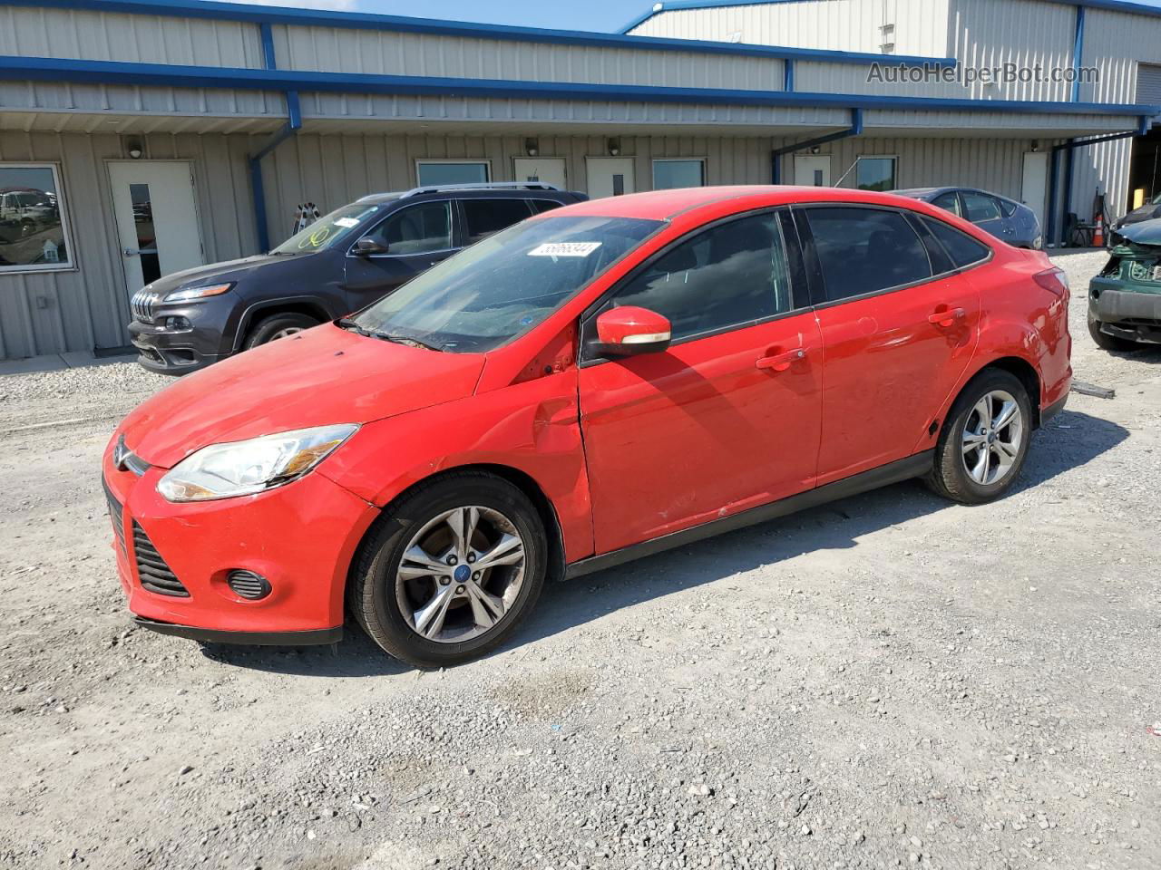 2013 Ford Focus Se Red vin: 1FADP3F29DL176157