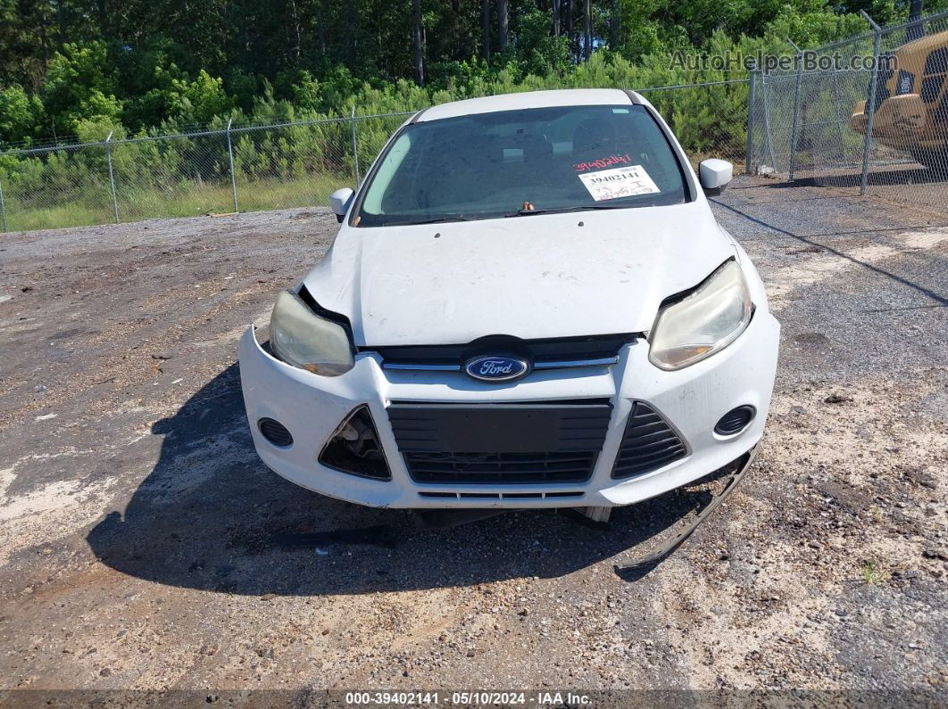 2013 Ford Focus Se White vin: 1FADP3F29DL193704