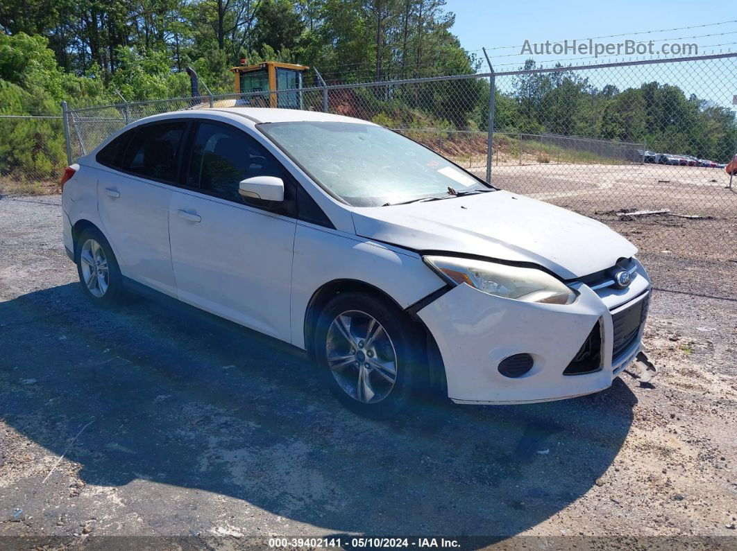 2013 Ford Focus Se White vin: 1FADP3F29DL193704