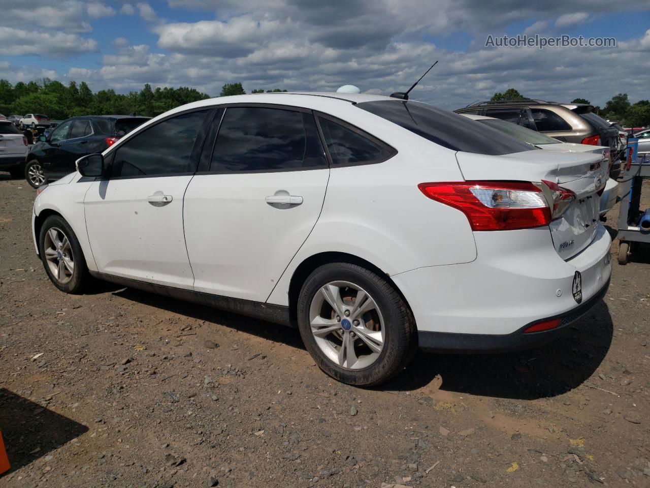 2013 Ford Focus Se White vin: 1FADP3F29DL217788