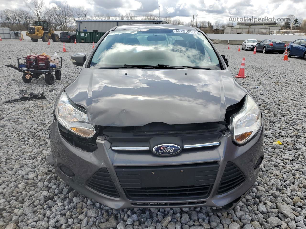 2013 Ford Focus Se Gray vin: 1FADP3F29DL223574