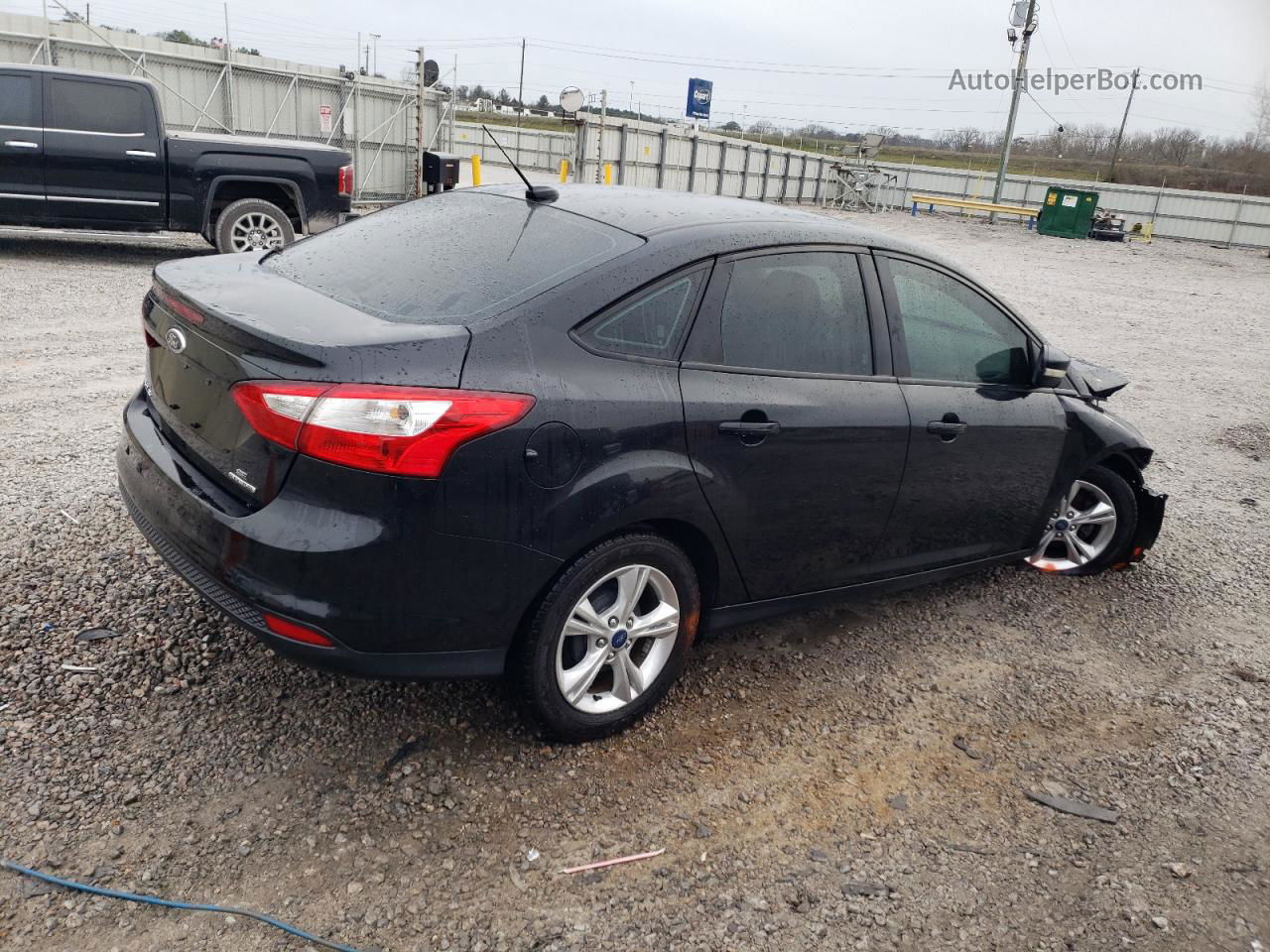 2013 Ford Focus Se Black vin: 1FADP3F29DL278025