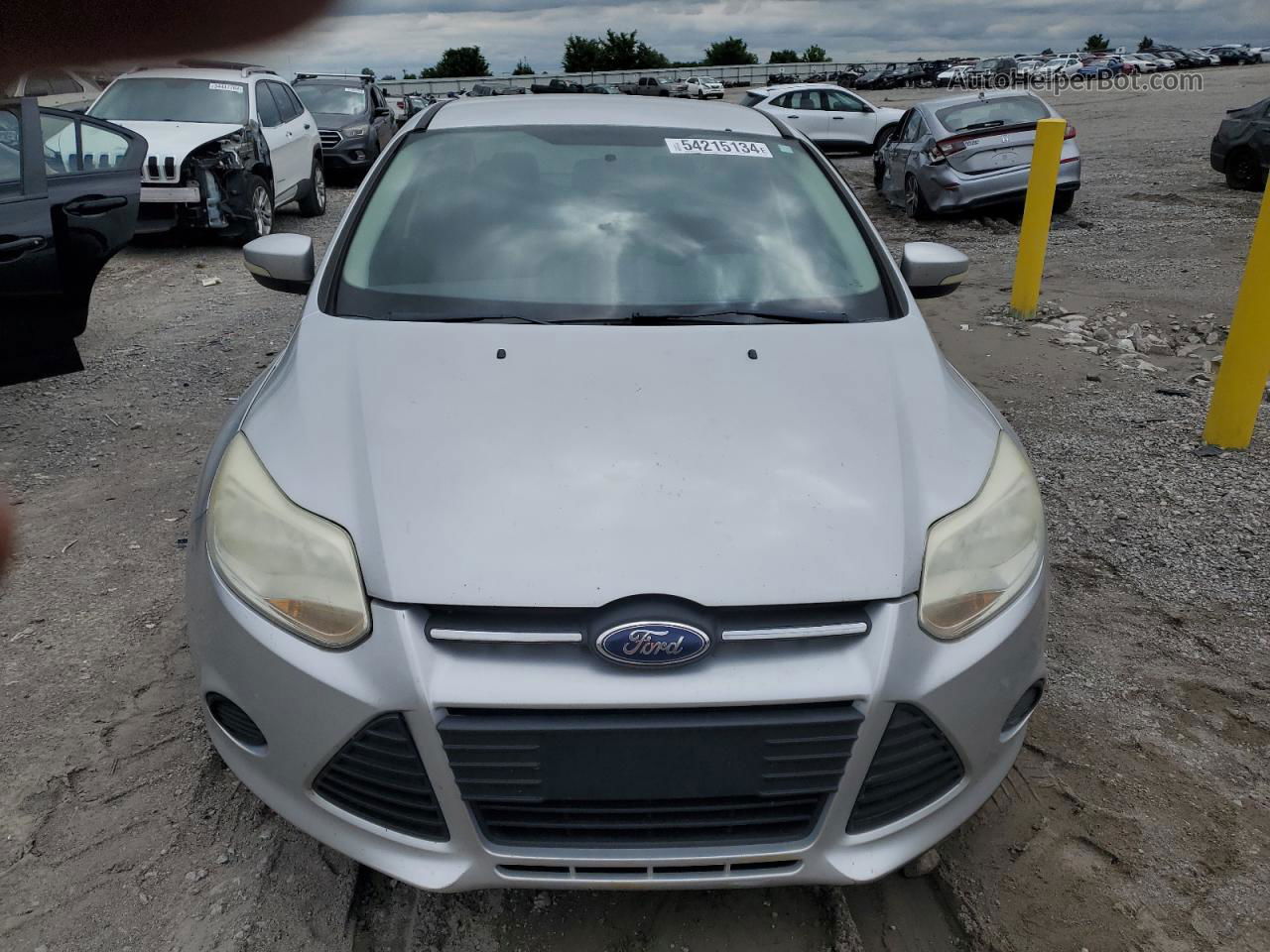 2013 Ford Focus Se Silver vin: 1FADP3F29DL288313