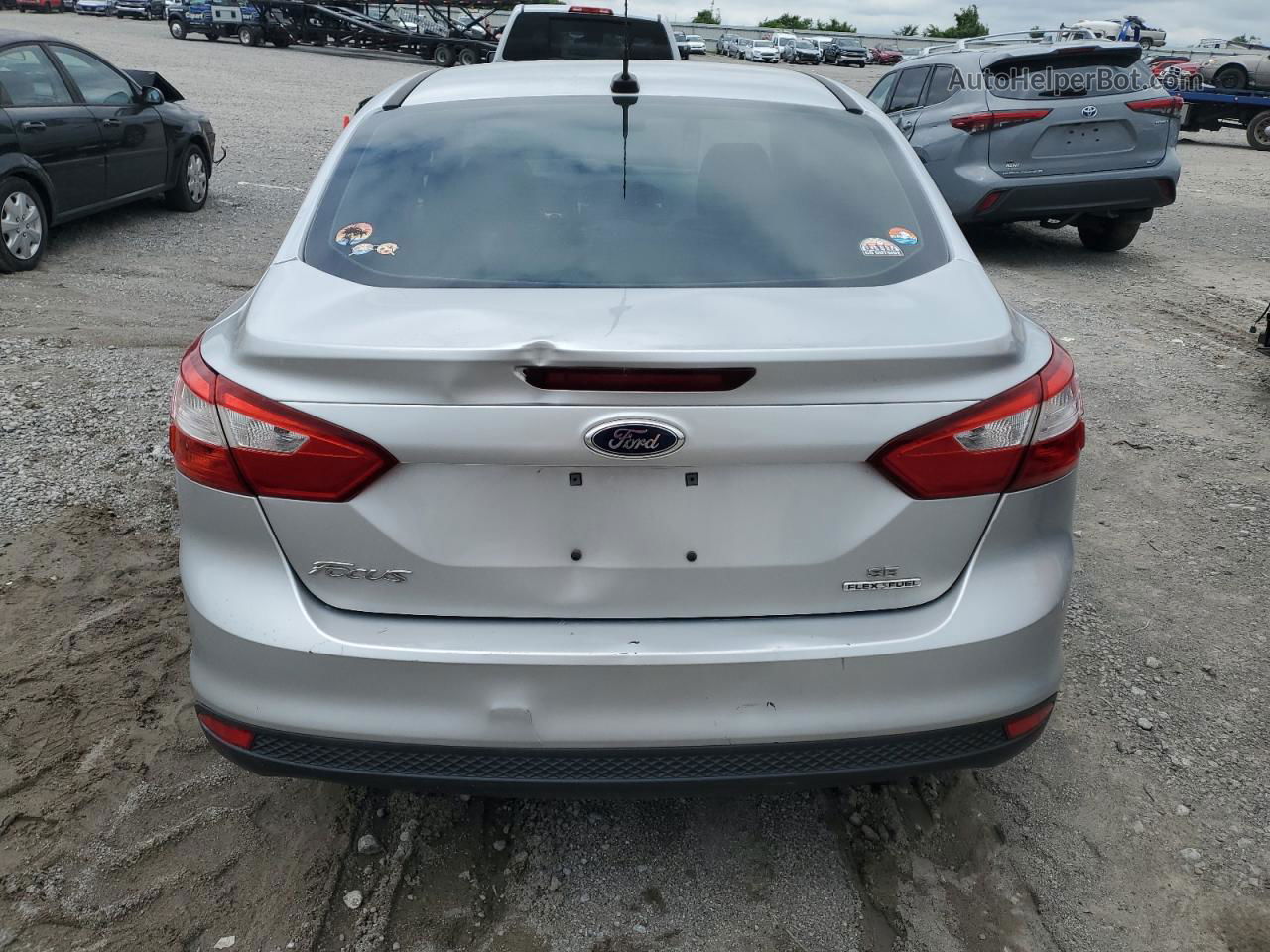 2013 Ford Focus Se Silver vin: 1FADP3F29DL288313