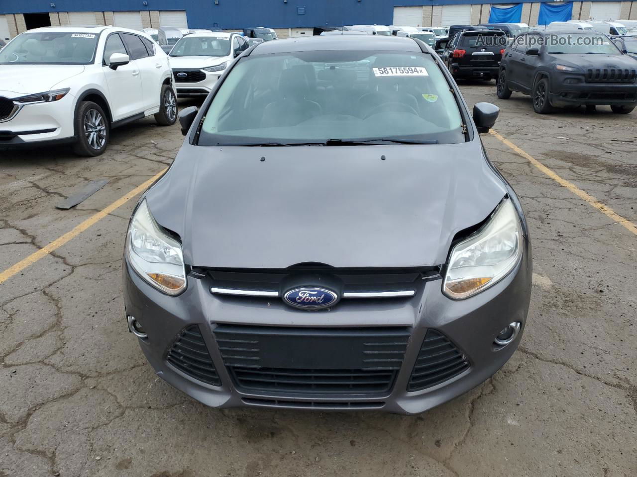 2013 Ford Focus Se Серый vin: 1FADP3F29DL295469