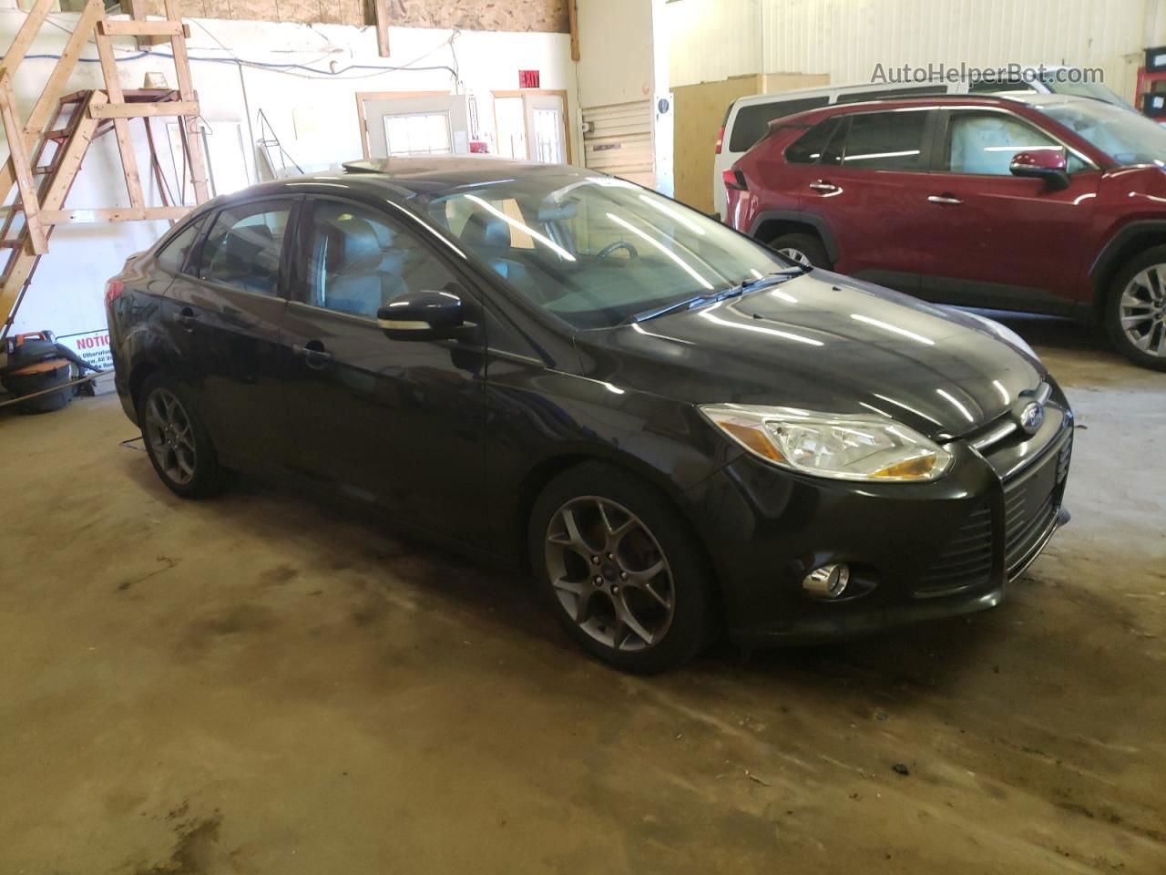 2013 Ford Focus Se Black vin: 1FADP3F29DL307572