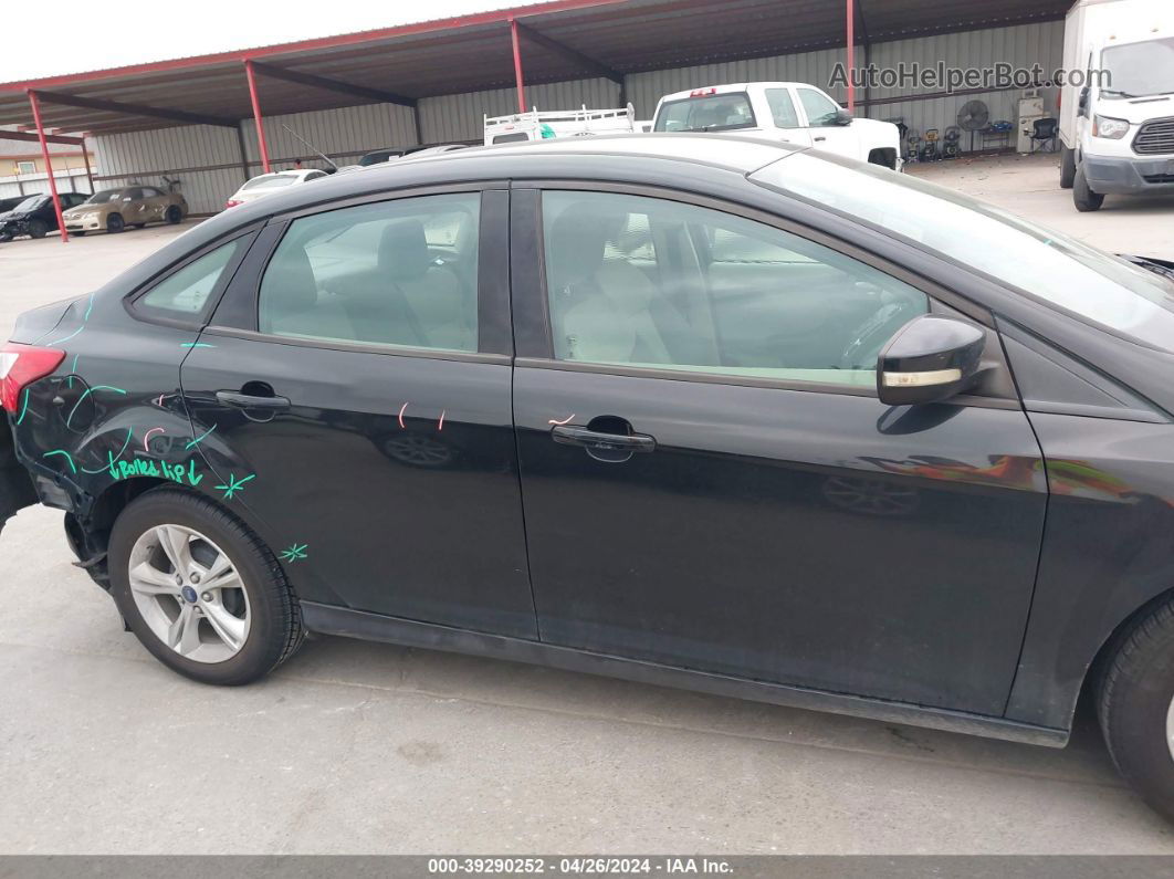 2013 Ford Focus Se Black vin: 1FADP3F29DL318930