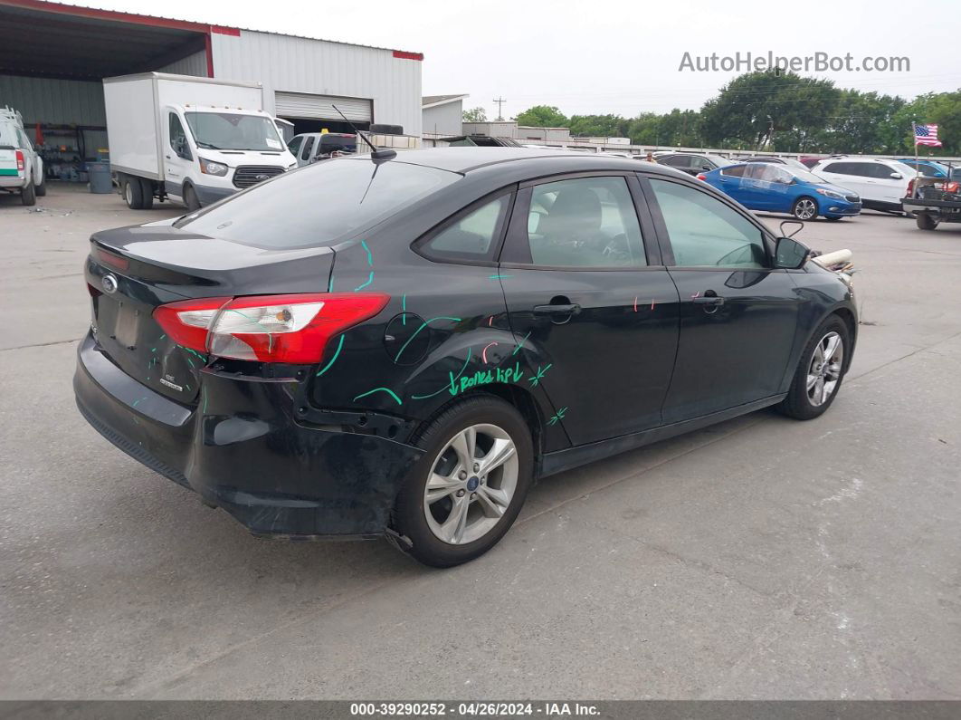 2013 Ford Focus Se Черный vin: 1FADP3F29DL318930