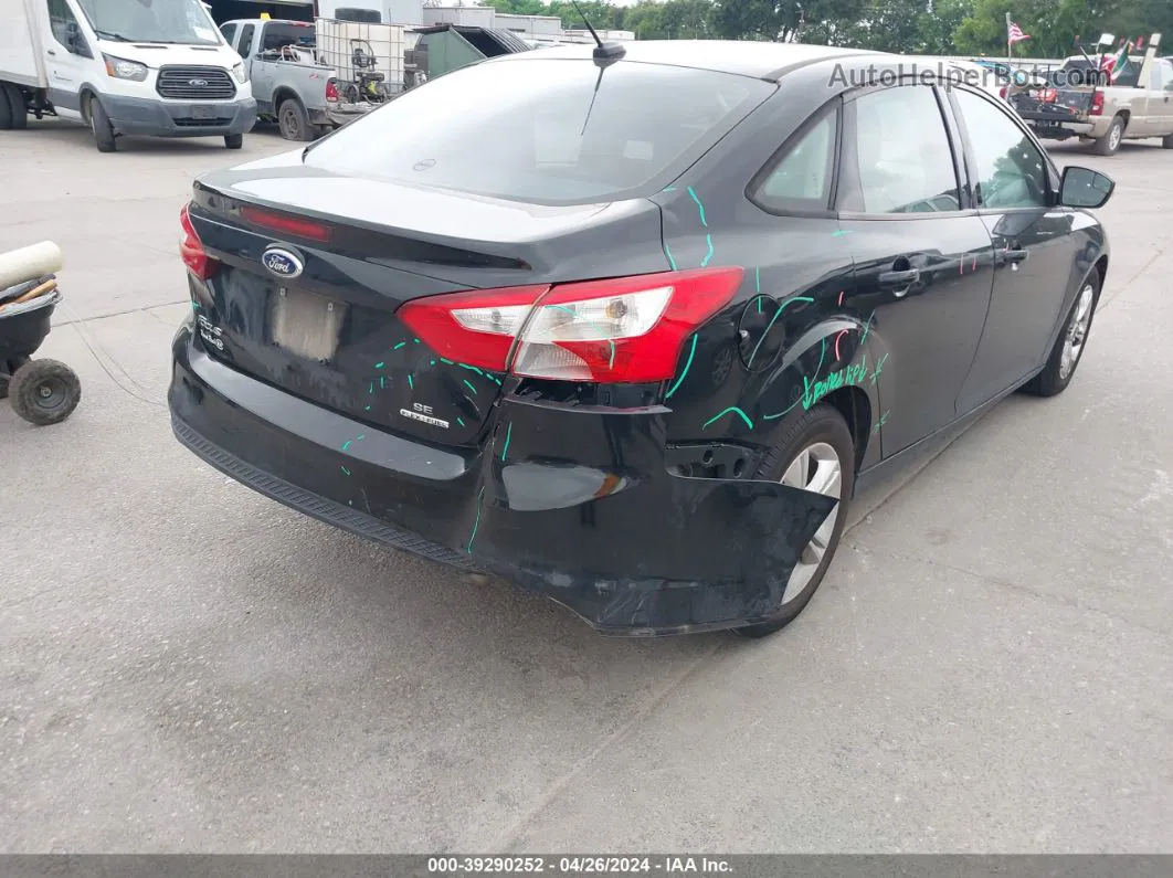 2013 Ford Focus Se Черный vin: 1FADP3F29DL318930