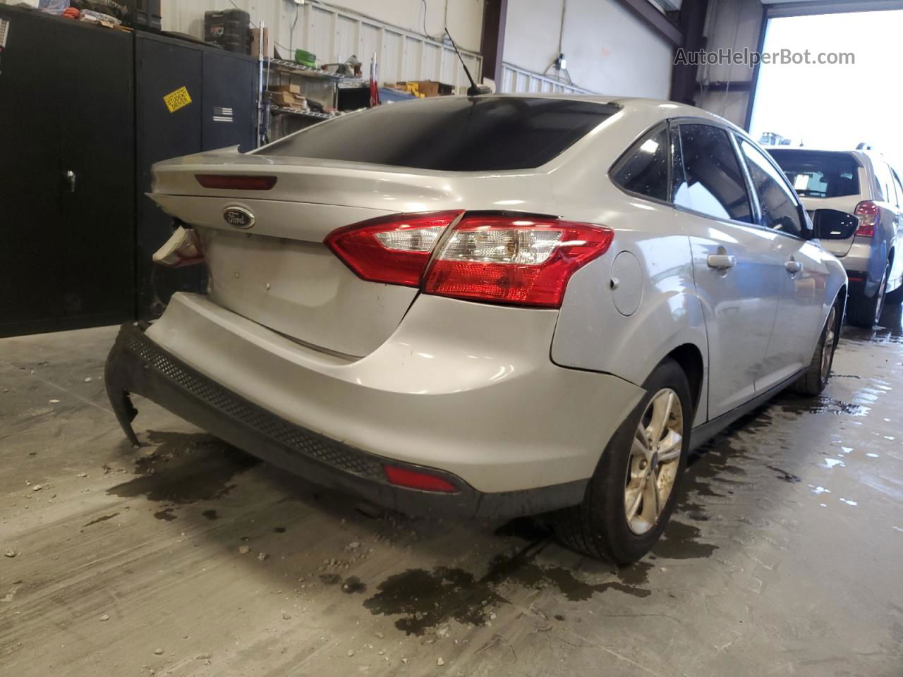 2013 Ford Focus Se Silver vin: 1FADP3F29DL330947