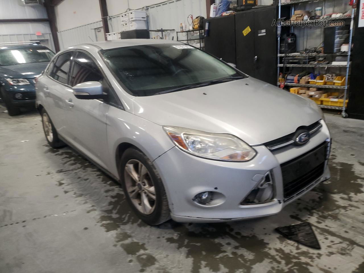 2013 Ford Focus Se Silver vin: 1FADP3F29DL330947