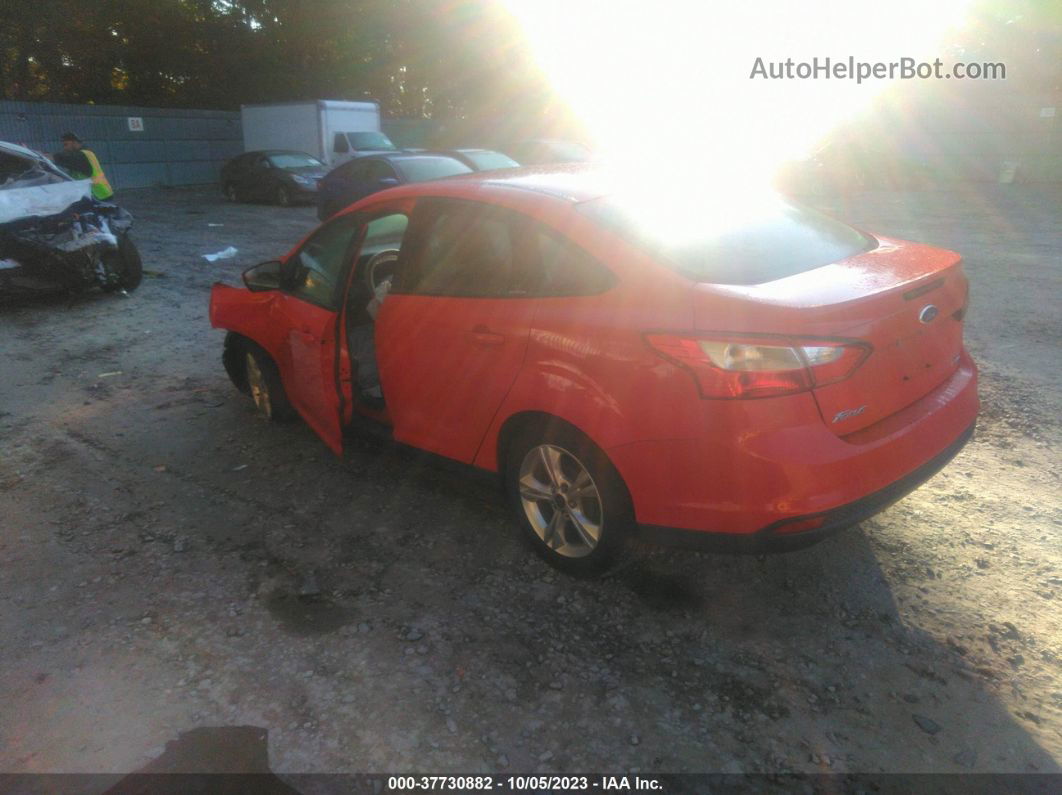 2013 Ford Focus Se Red vin: 1FADP3F29DL336845