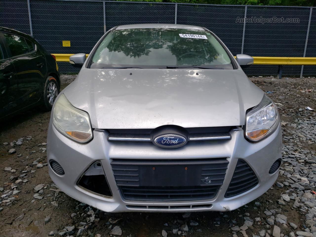 2013 Ford Focus Se Silver vin: 1FADP3F29DL375550