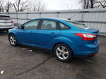 2014 Ford Focus Se Blue vin: 1FADP3F29EL148070