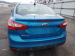2014 Ford Focus Se Blue vin: 1FADP3F29EL148070