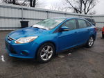 2014 Ford Focus Se Blue vin: 1FADP3F29EL148070