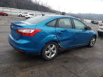 2014 Ford Focus Se Blue vin: 1FADP3F29EL148070