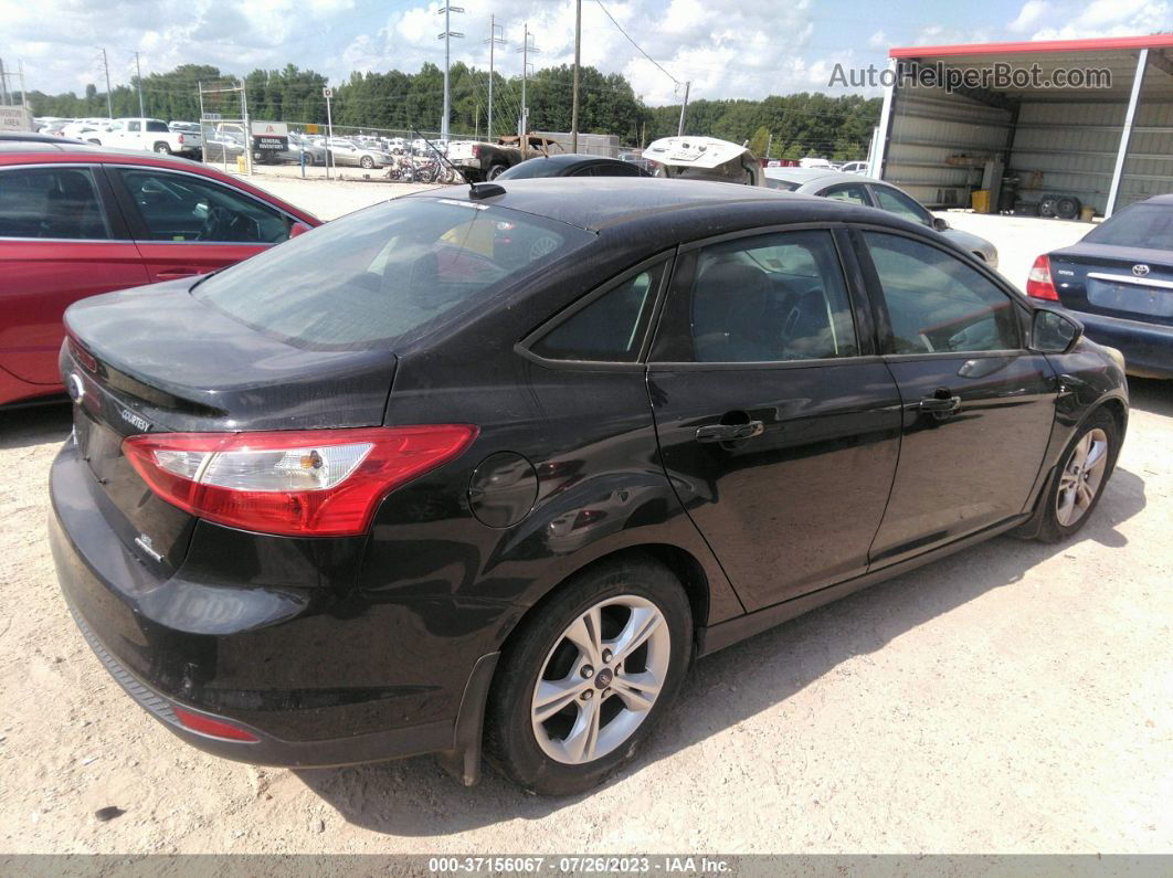 2014 Ford Focus Se Black vin: 1FADP3F29EL153026