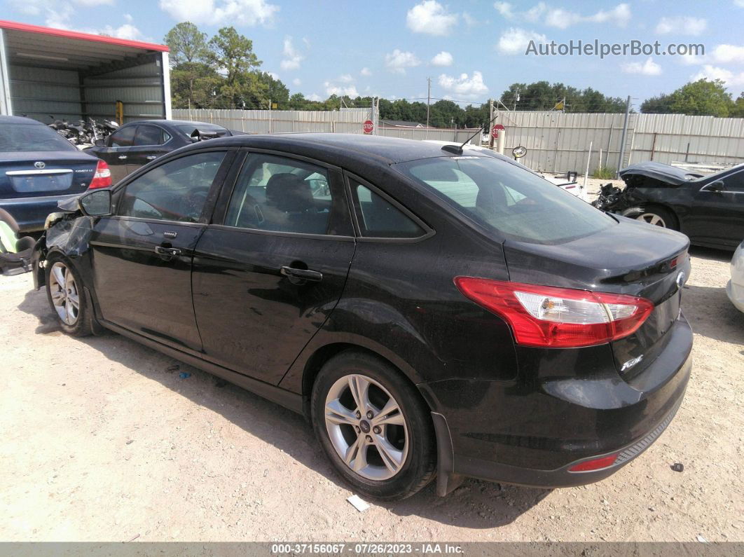 2014 Ford Focus Se Black vin: 1FADP3F29EL153026