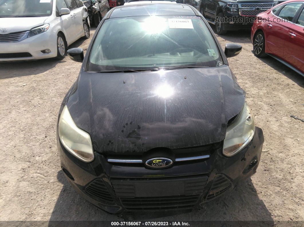 2014 Ford Focus Se Black vin: 1FADP3F29EL153026