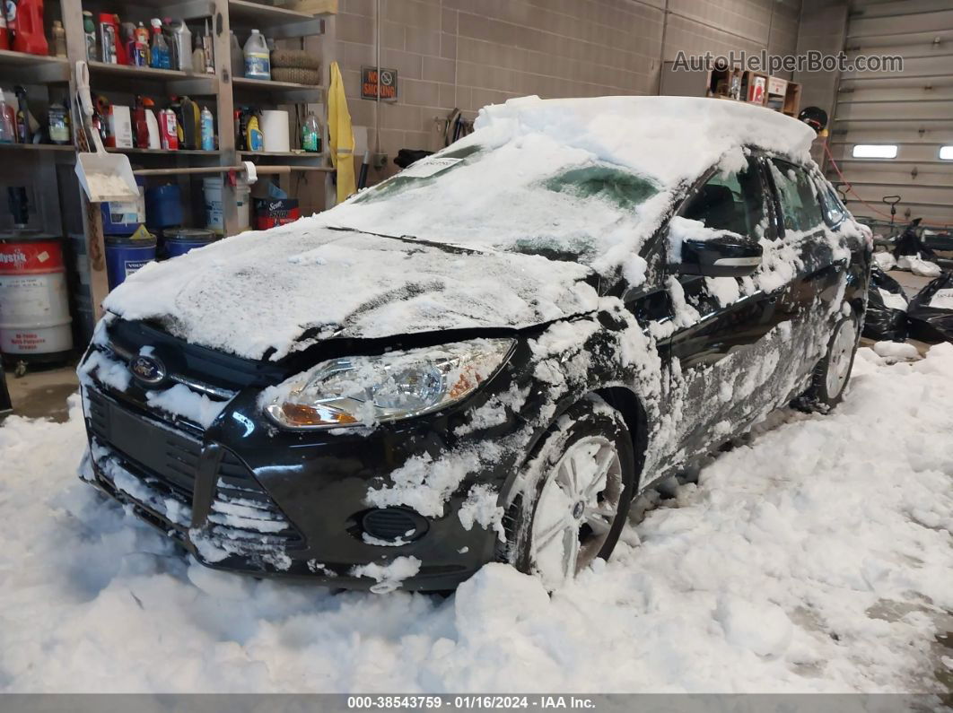 2014 Ford Focus Se Black vin: 1FADP3F29EL153818