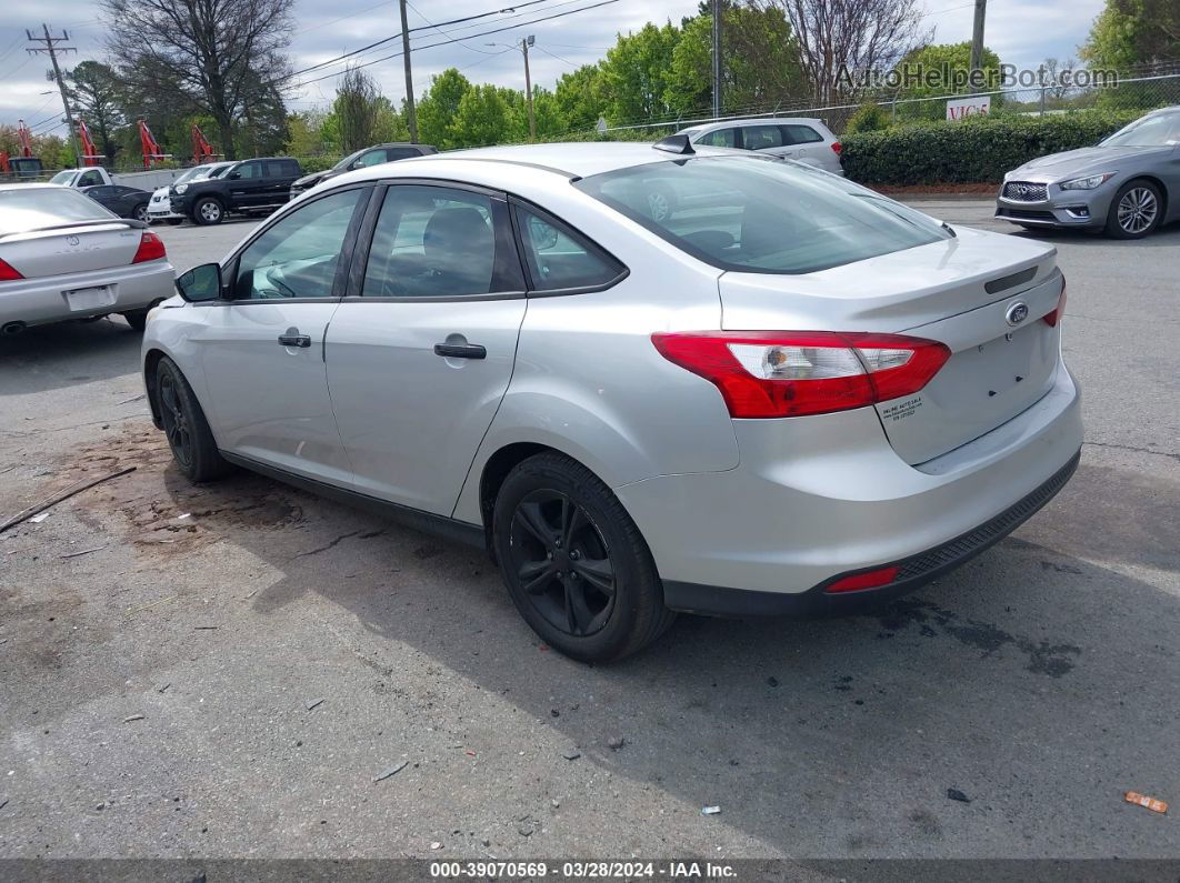 2014 Ford Focus Se Silver vin: 1FADP3F29EL165175