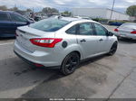 2014 Ford Focus Se Silver vin: 1FADP3F29EL165175