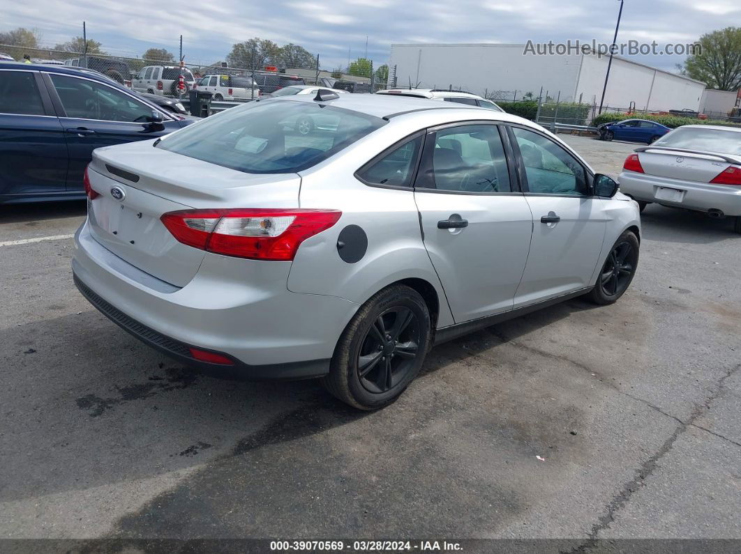 2014 Ford Focus Se Silver vin: 1FADP3F29EL165175