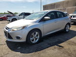 2014 Ford Focus Se Silver vin: 1FADP3F29EL194949