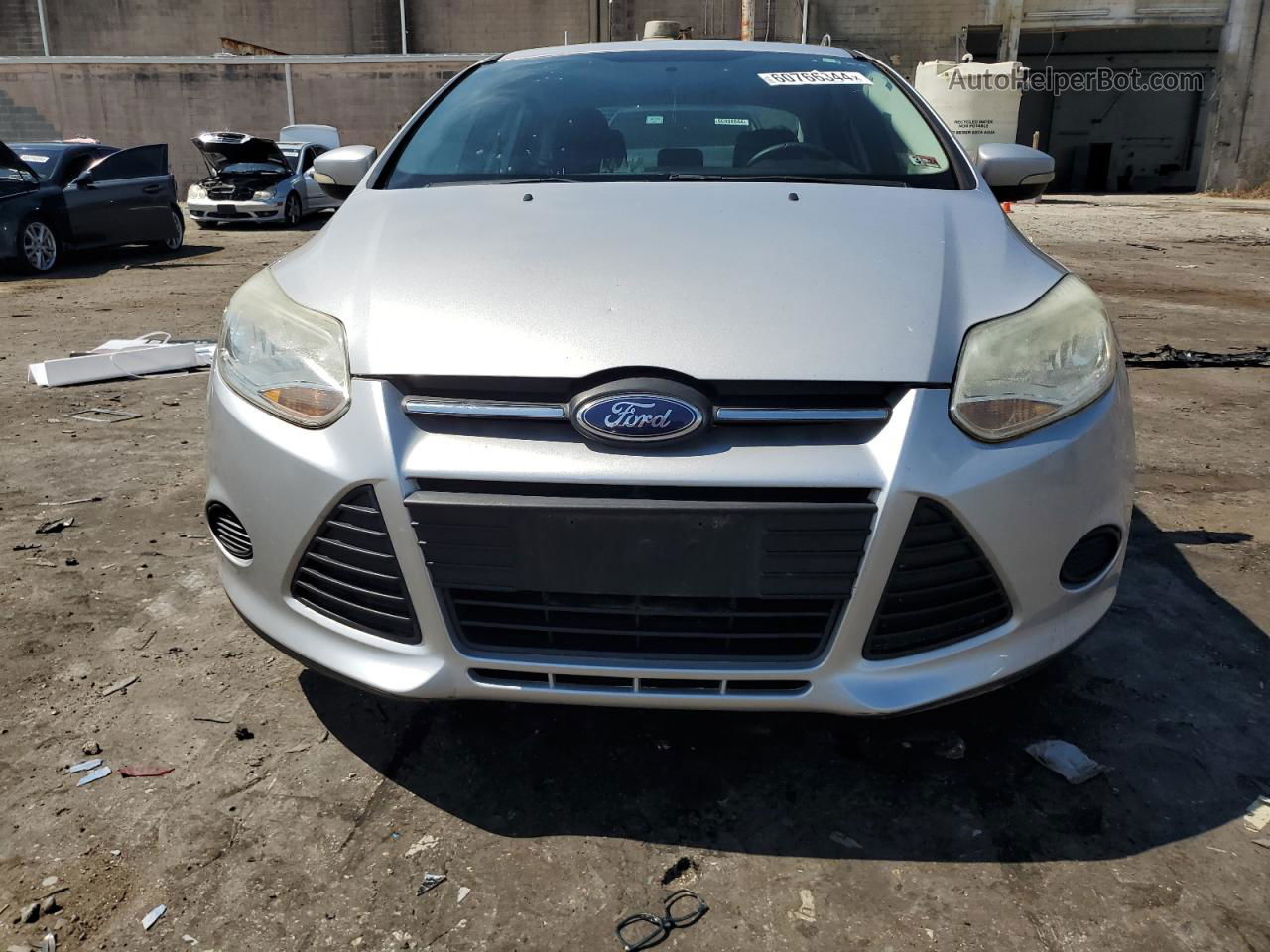 2014 Ford Focus Se Silver vin: 1FADP3F29EL194949