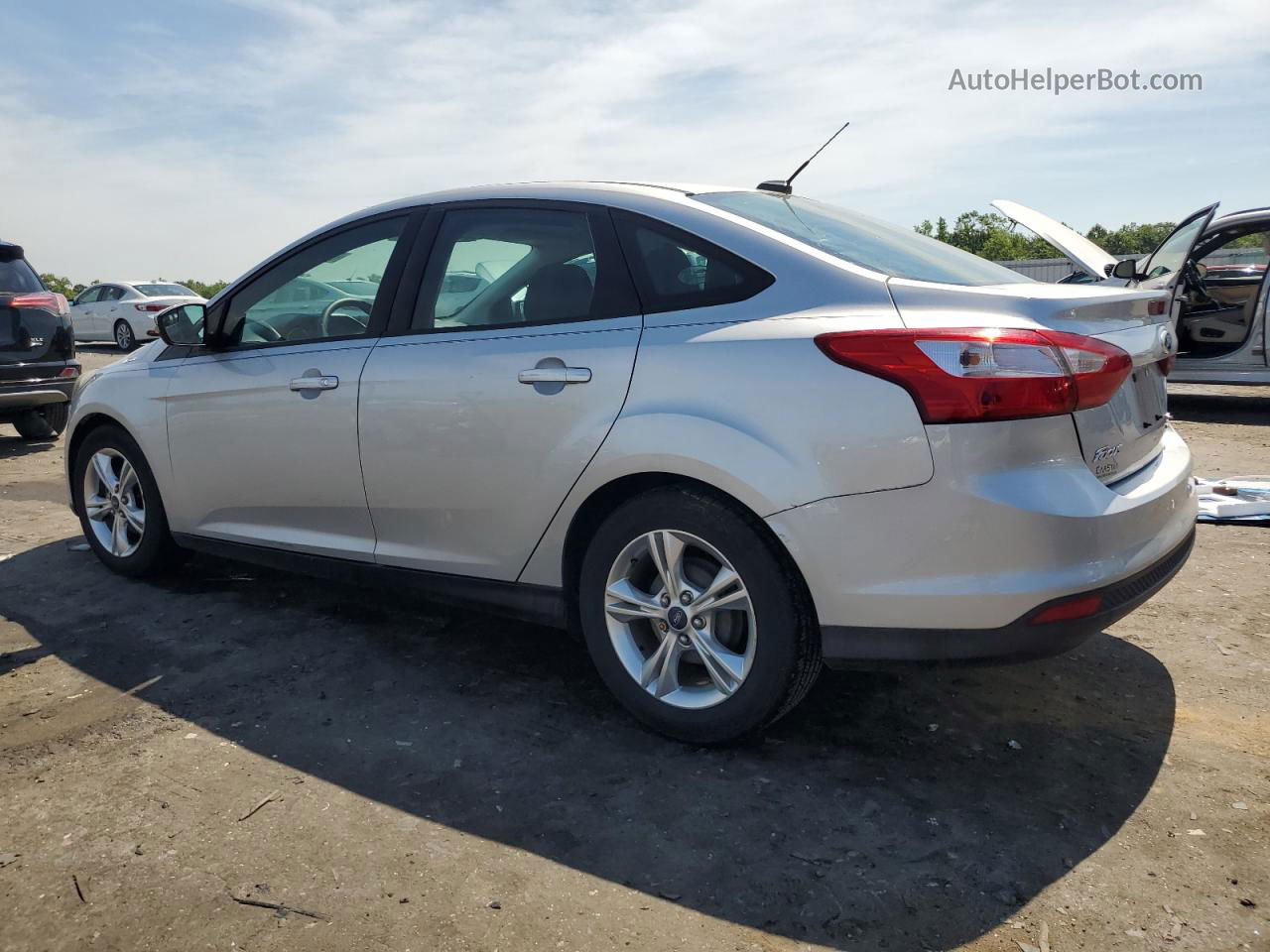 2014 Ford Focus Se Silver vin: 1FADP3F29EL194949