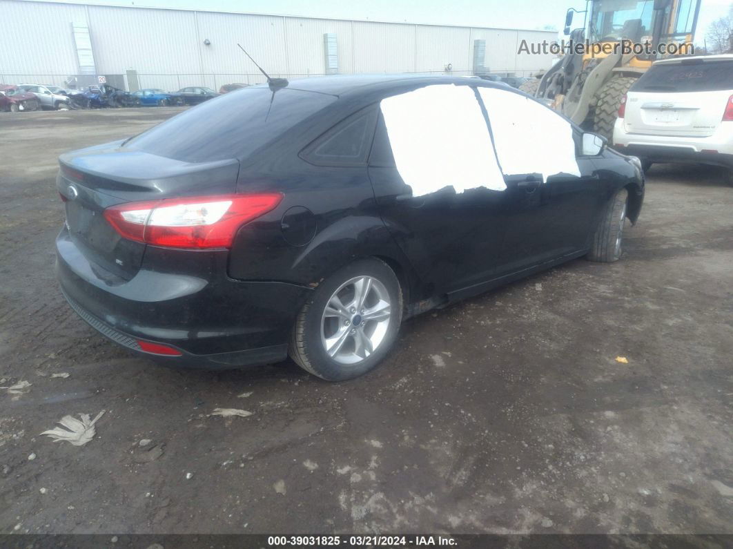 2014 Ford Focus Se Черный vin: 1FADP3F29EL232504