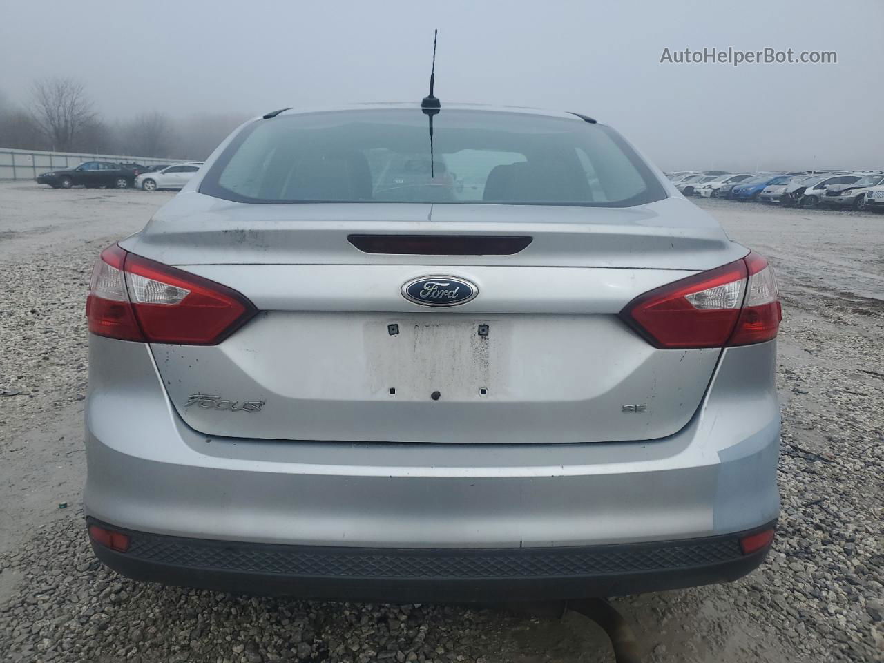 2014 Ford Focus Se Silver vin: 1FADP3F29EL294937