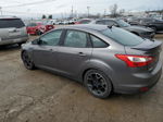 2014 Ford Focus Se Gray vin: 1FADP3F29EL305189