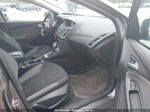 2014 Ford Focus Se Gray vin: 1FADP3F29EL400402