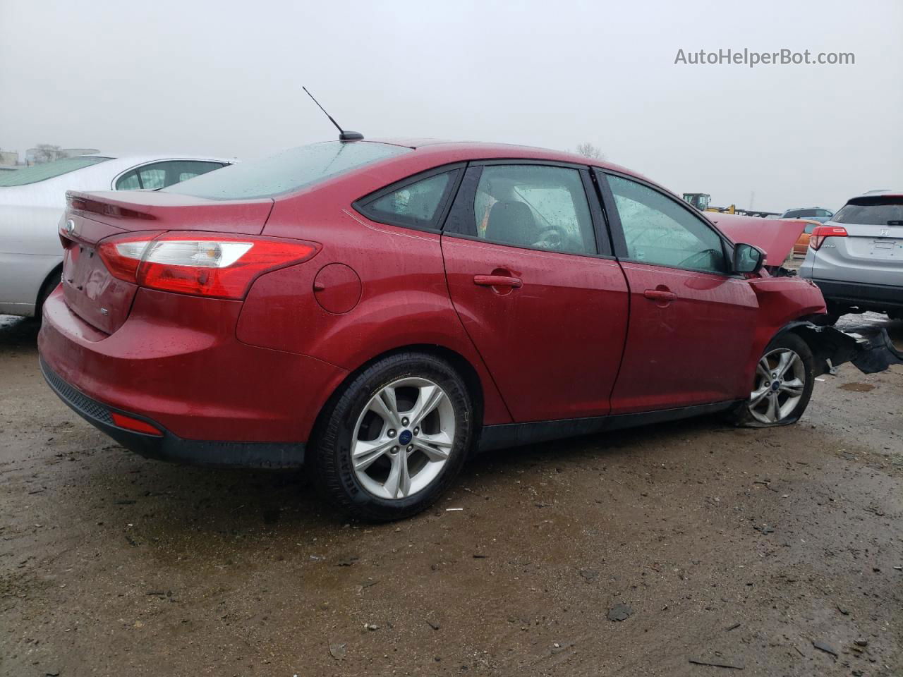 2014 Ford Focus Se Серый vin: 1FADP3F29EL425199