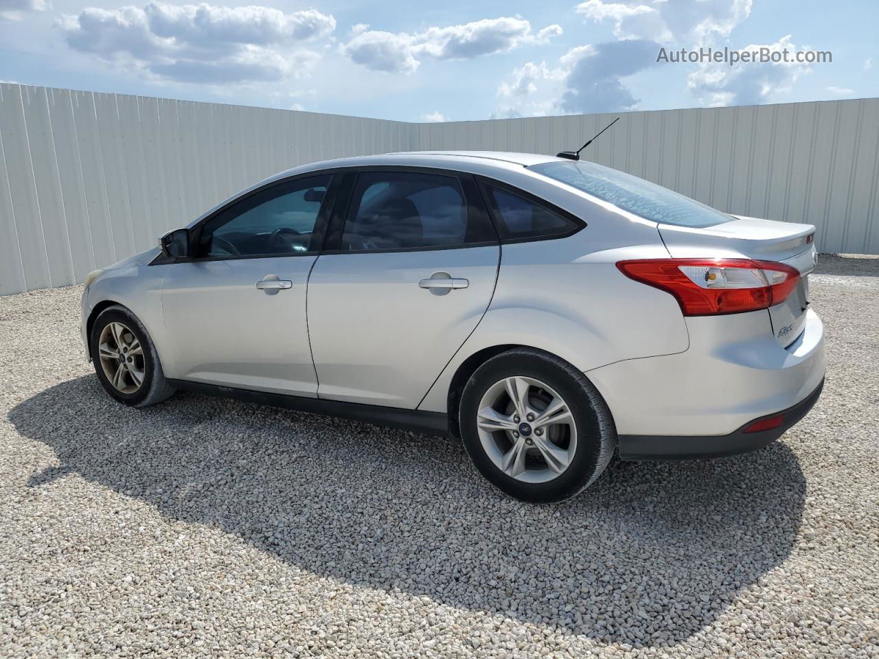 2014 Ford Focus Se Silver vin: 1FADP3F29EL448112